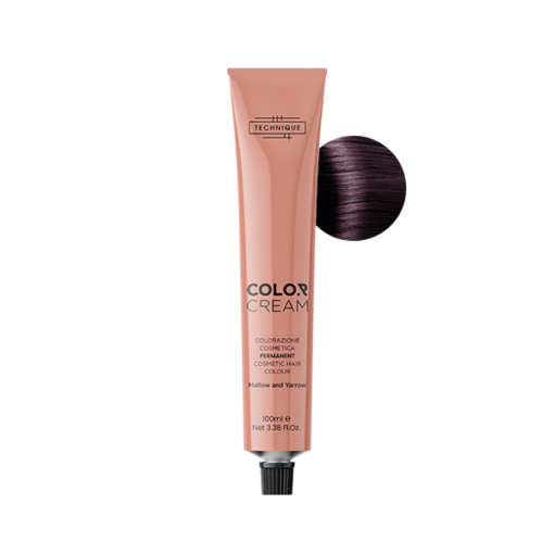 COLOR CREAM TECHNIQUE COLORAZIONE CAPELLI 1 Nero — COLOR CREAM TECHNIQUE COLORAZIONE CAPELLI 1 Nero — TINTA PER CAPELLI COLOR CREAM- TECHNIQUE - 5.20 CASTANO CHIARO VIOLA · 100 ml