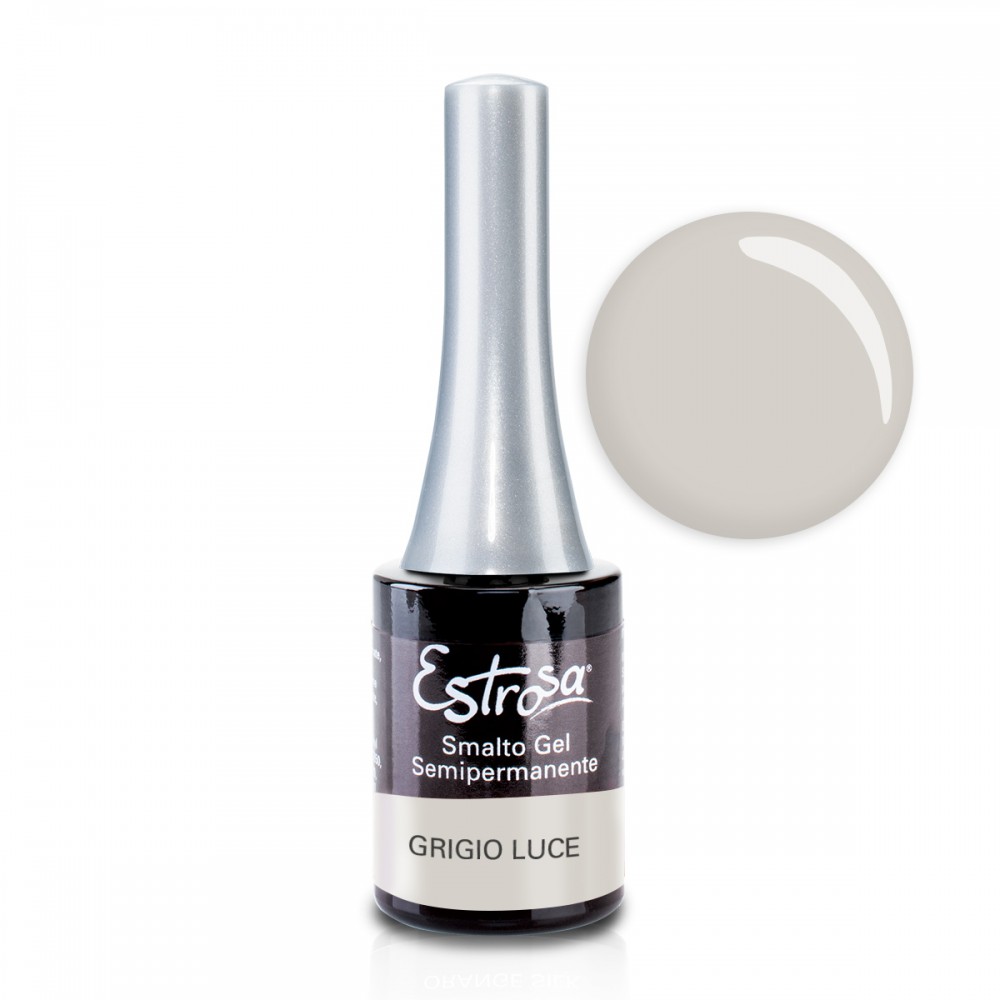 Semipermanente Estrosa 14 ml — Semipermanente Estrosa 14 ml — COLORI SMALTO SEMIPERMANENTE 14ML - ESTROSA - GRIGIO LUCE 7870/7177 · 14 ml