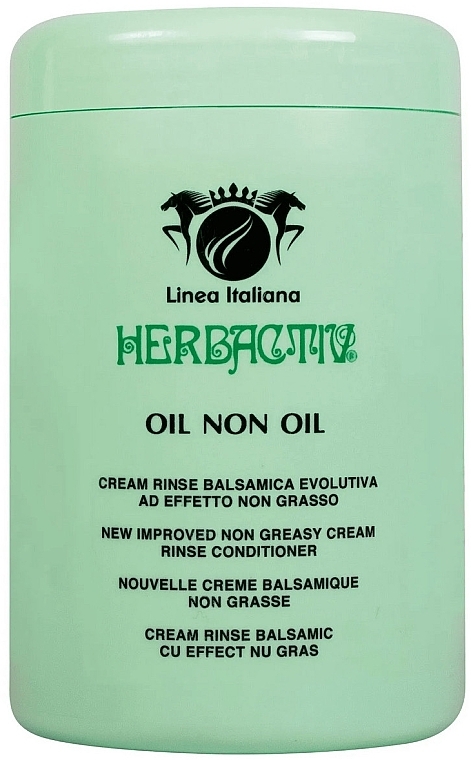 CREAM RINSE BALSAMICA EVOLUTIVA AD EFFETTO NON GRASSO- HERBACTIV- 1000ml