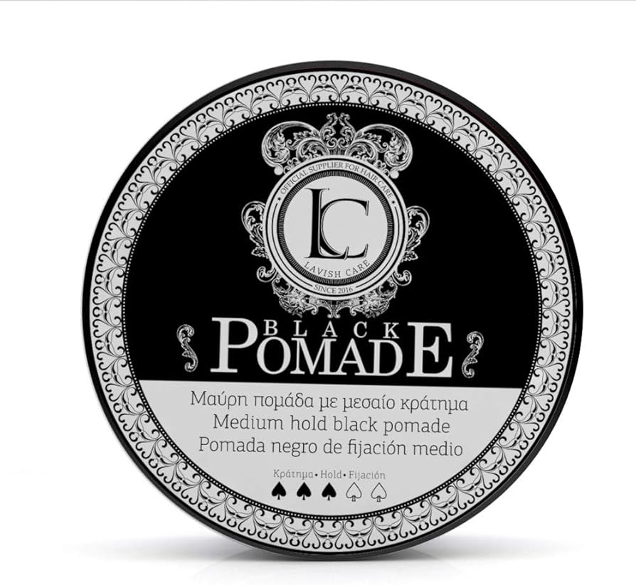Styling Lavish Care — Styling Lavish Care — Lavish Care Black Pomade - coprente fix medio · 100 g
