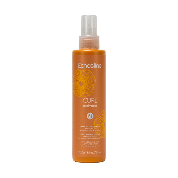 CURL ACTIVATOR SPRAY MIELE E ARGAN - ECHOS LINE — CURL ACTIVATOR SPRAY MIELE E ARGAN - ECHOS LINE — ECHOS LINE · 200 ml
