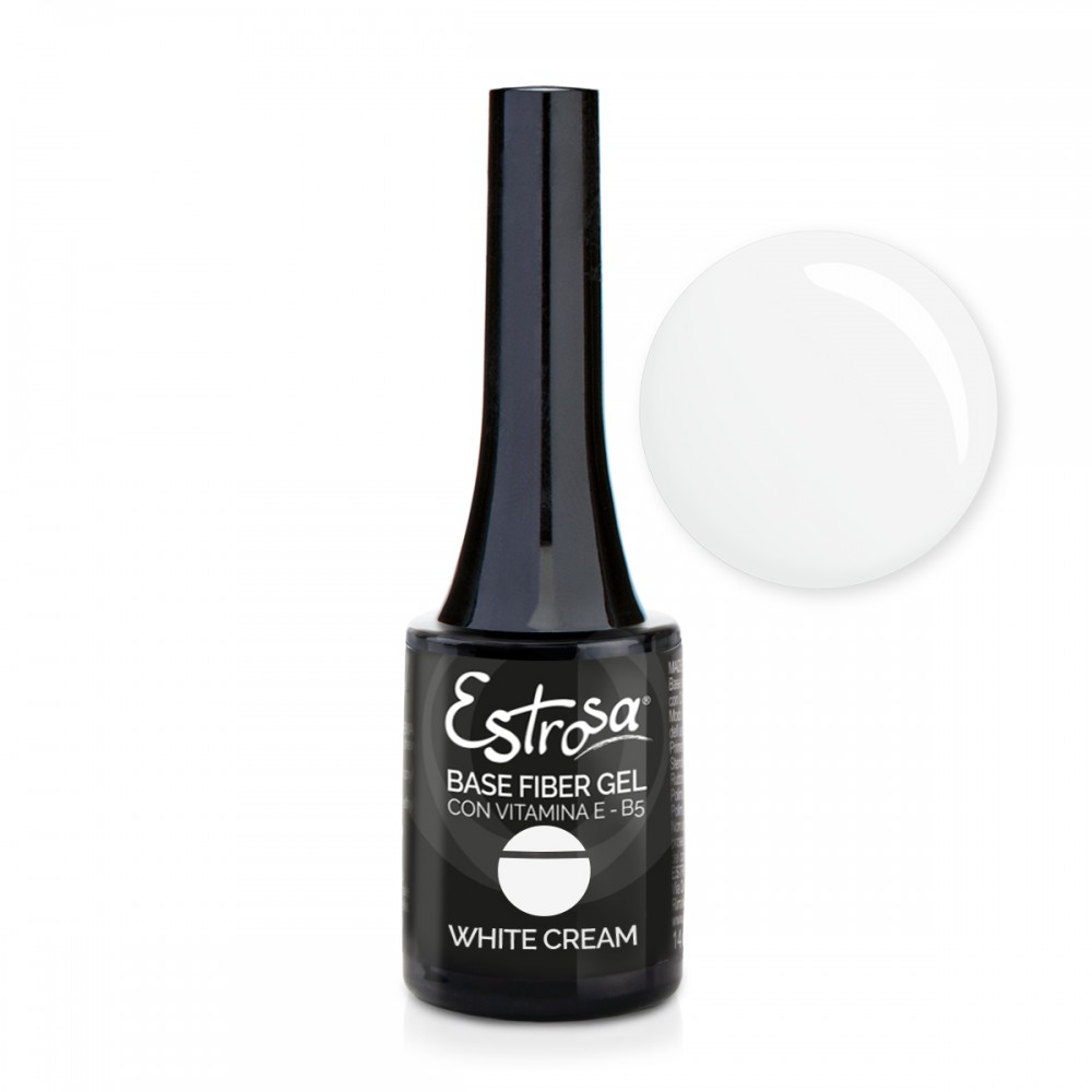 BASE FIBER GEL - ESTROSA - WHITE CREAM 8541 — BASE FIBER GEL - ESTROSA - WHITE CREAM 8541 — WHITE CREAM 8541 · 14 ml