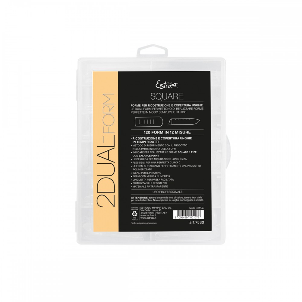DUAL FORM ESTROSA TUTTE LE MISURE - SQUARE 7530 — DUAL FORM ESTROSA TUTTE LE MISURE - SQUARE 7530 — DUAL FORM ESTROSA TUTTE LE MISURE · 120 pz