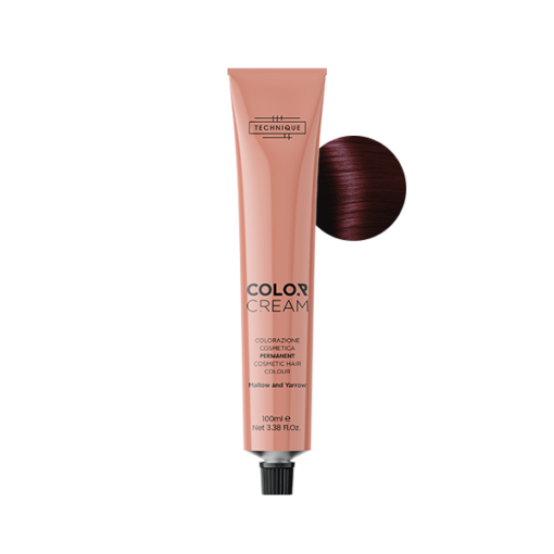COLOR CREAM TECHNIQUE COLORAZIONE CAPELLI 1 Nero — COLOR CREAM TECHNIQUE COLORAZIONE CAPELLI 1 Nero — Colore / tonalità: 5.62 CASTANO CHIARO PORPORA · 100 ml