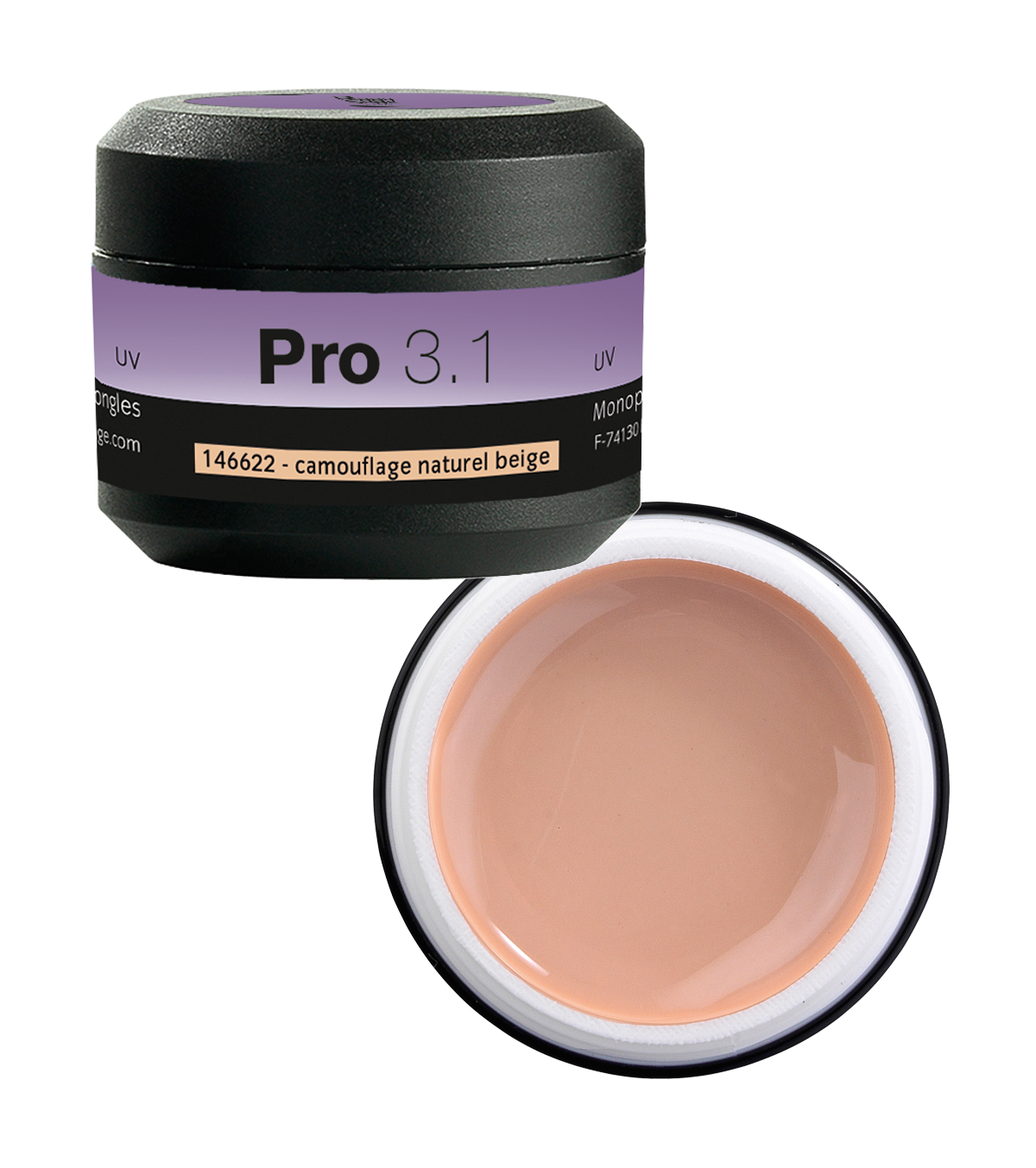 PRO 3.1 GEL MONOFASE CAMOUFLAGE 146622/146623/146624 - PEGGY SAGE - CAMOUFLAGE NATURAL BEIGE — PRO 3.1 GEL MONOFASE CAMOUFLAGE 146622/146623/146624 - PEGGY SAGE - CAMOUFLAGE NATURAL BEIGE · 15 ml