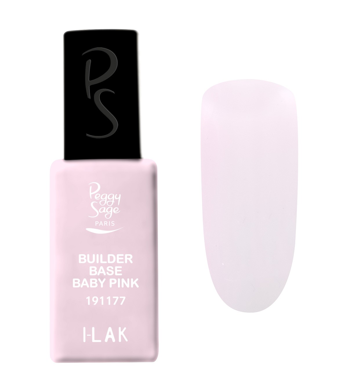 I-LAK BUILDER BASE SEMIPERMANENTE - PEGGY SAGE - BABY PINK #191177 — I-LAK BUILDER BASE SEMIPERMANENTE - PEGGY SAGE - BABY PINK #191177 · 11 ml
