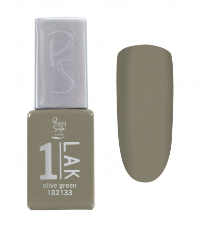 1-LAK SMALTO SEMIPERMANENTE 3IN1 - PEGGY SAGE — 1-LAK SMALTO SEMIPERMANENTE 3IN1 - PEGGY SAGE — 182133 OLIVE GREEN