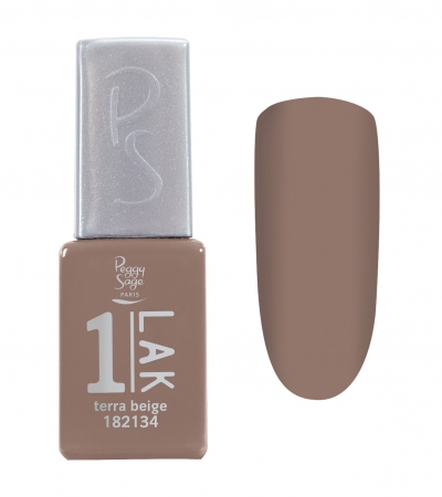 1-LAK SMALTO SEMIPERMANENTE 3IN1 - PEGGY SAGE — 1-LAK SMALTO SEMIPERMANENTE 3IN1 - PEGGY SAGE — 182134 TERRA BEIGE