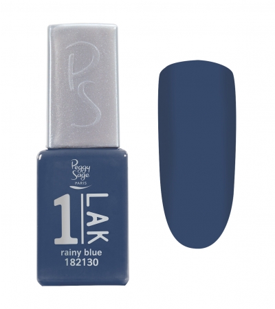 1-LAK SMALTO SEMIPERMANENTE 3IN1 - PEGGY SAGE — 1-LAK SMALTO SEMIPERMANENTE 3IN1 - PEGGY SAGE — 182130 RAINY BLUE