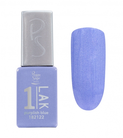 1-LAK SMALTO SEMIPERMANENTE 3IN1 - PEGGY SAGE — 1-LAK SMALTO SEMIPERMANENTE 3IN1 - PEGGY SAGE — 182122 PURPLISH BLUE