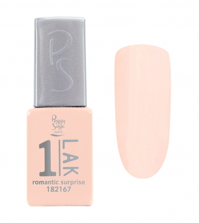 1-LAK SMALTO SEMIPERMANENTE 3IN1 - PEGGY SAGE — 1-LAK SMALTO SEMIPERMANENTE 3IN1 - PEGGY SAGE - 182167 ROMANTIC SURPRISE · 10 ml