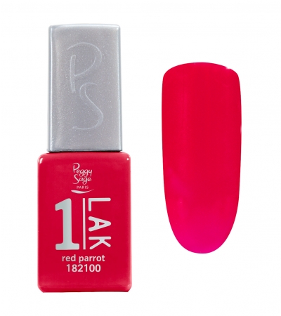 1-LAK SMALTO SEMIPERMANENTE 3IN1 - PEGGY SAGE — 1-LAK SMALTO SEMIPERMANENTE 3IN1 - PEGGY SAGE — 182100 RED PARROT