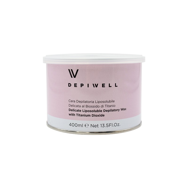 CERA VASO LIPOSOLUBILE AL BIOSSIDO DI TITANIO (ROSA) - DEPIWELL - 1pz — CERA VASO LIPOSOLUBILE AL BIOSSIDO DI TITANIO (ROSA) - DEPIWELL - 1pz · 400 ml