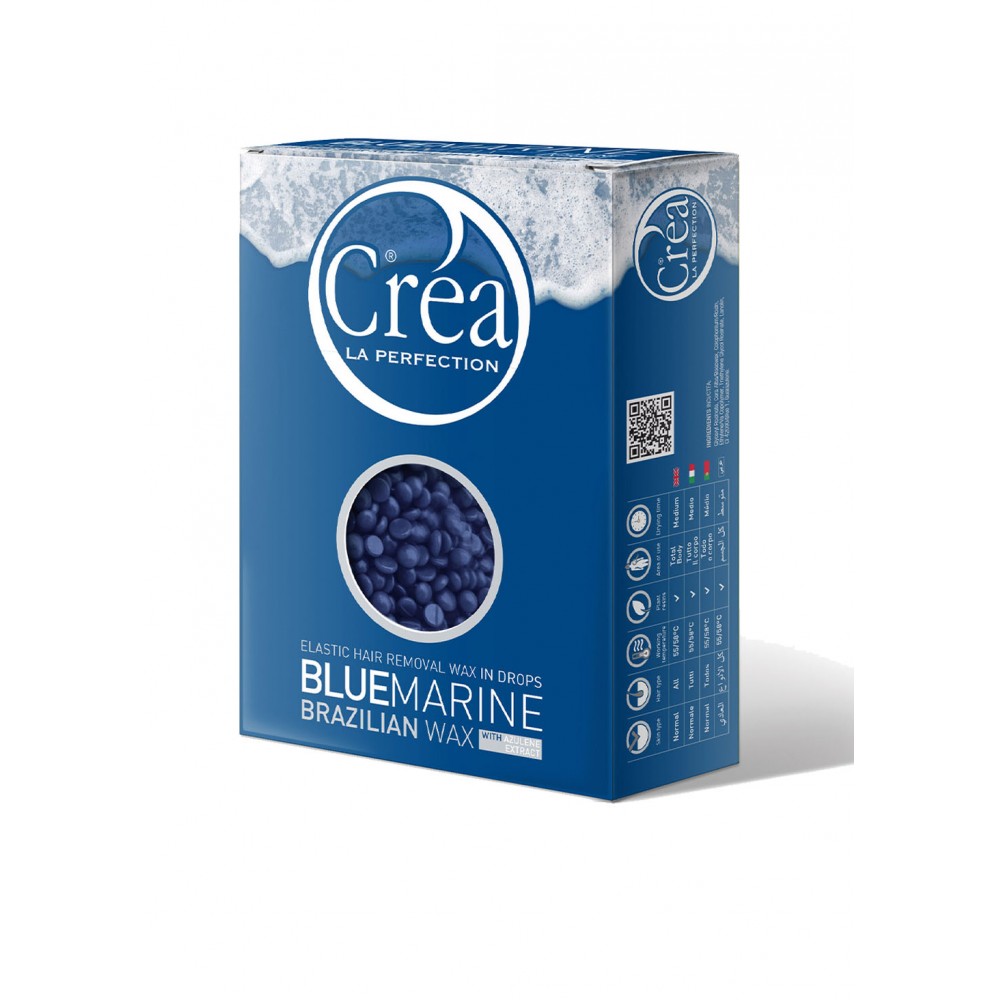 CRÉA BLUE MARINE CERA BRASILIANA IN GOCCE - HOLIDAY — CRÉA BLUE MARINE CERA BRASILIANA IN GOCCE - HOLIDAY · 500 g
