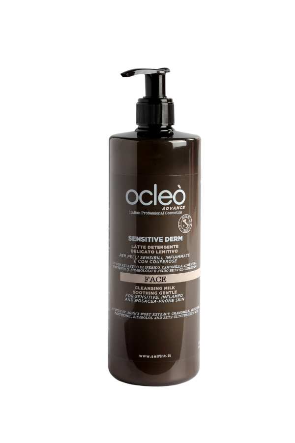 SENSITIVE DERM LOZIONE TONICA DELICATA LENITIVA ASTRINGENTE- OCLEO' — SENSITIVE DERM LOZIONE TONICA DELICATA LENITIVA ASTRINGENTE- OCLEO' · 500 ml