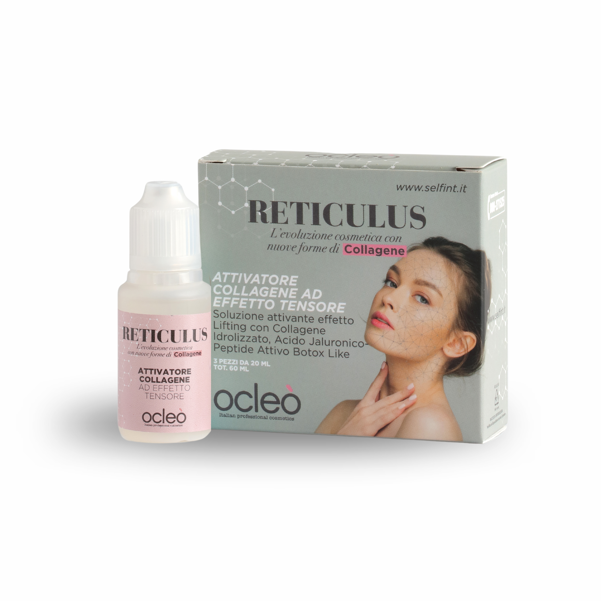 RETICULUS FIALOIDI ATTIVATORI COLLAGENE 20ML 3PZ - OCLEO' — RETICULUS FIALOIDI ATTIVATORI COLLAGENE 20ML 3PZ - OCLEO' · 20 ml