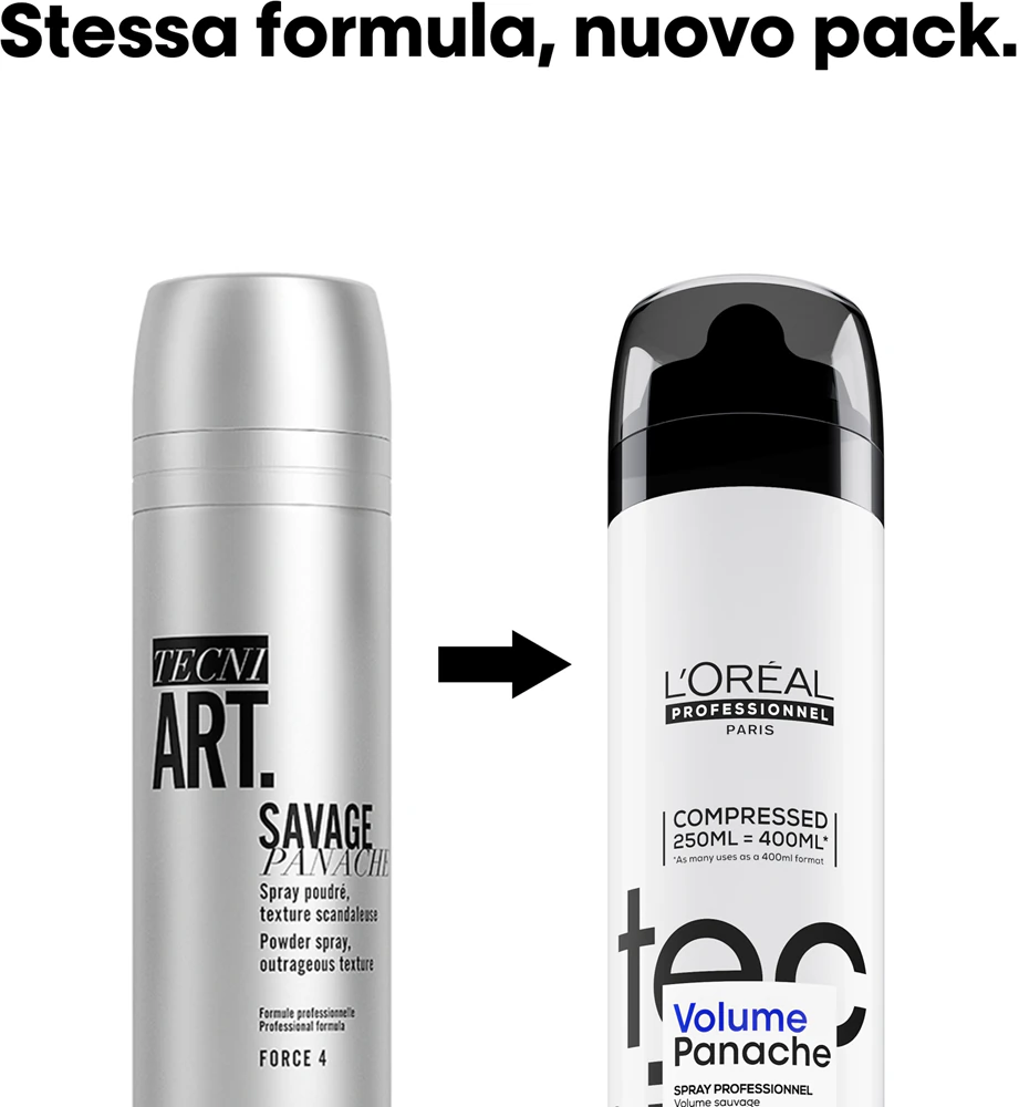 VOLUME SAVAGE PANACHE TECNI ART - L'OREAL PROFESSIONNEL — VOLUME SAVAGE PANACHE TECNI ART - L'OREAL PROFESSIONNEL · 250 ml