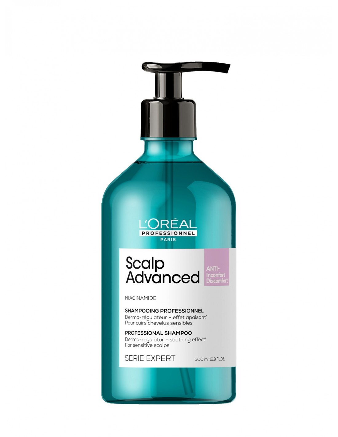 SCALP ADVANCED SHAMPOO ANTI-DISCOMFORT - L’ORÉAL PROFESSIONNEL - 500 ml — SCALP ADVANCED SHAMPOO ANTI-DISCOMFORT - L’ORÉAL PROFESSIONNEL - 500 ml