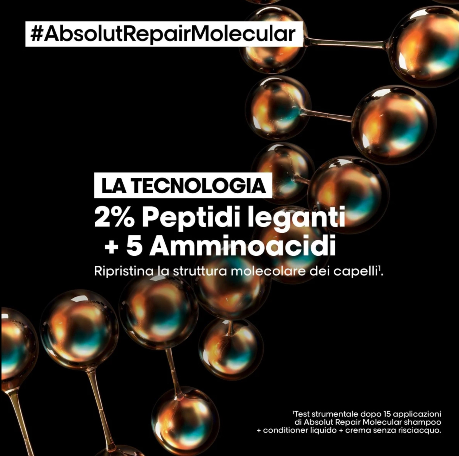 PRE-TRATTAMENT CONCENTRÉ ABSOLUT REPAIR MOLECULAR - L’ORÉAL PROFESSIONNEL — PRE-TRATTAMENT CONCENTRÉ ABSOLUT REPAIR MOLECULAR - L’ORÉAL PROFESSIONNEL · 190 ml