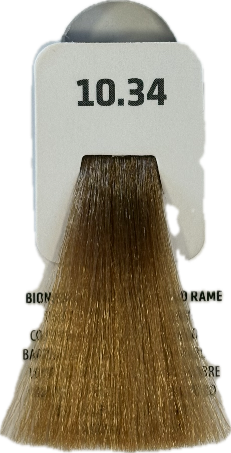 TINTA NABE' PROFESSIONAL HAIR COLOR- TOGETHAIR- 100ml — TINTA NABE' PROFESSIONAL HAIR COLOR- TOGETHAIR- 100ml — TINTA NABÈ - 10.34 - BIONDO CHIARISSIMO DORATO RAME - TOGETHAIR - 100ml