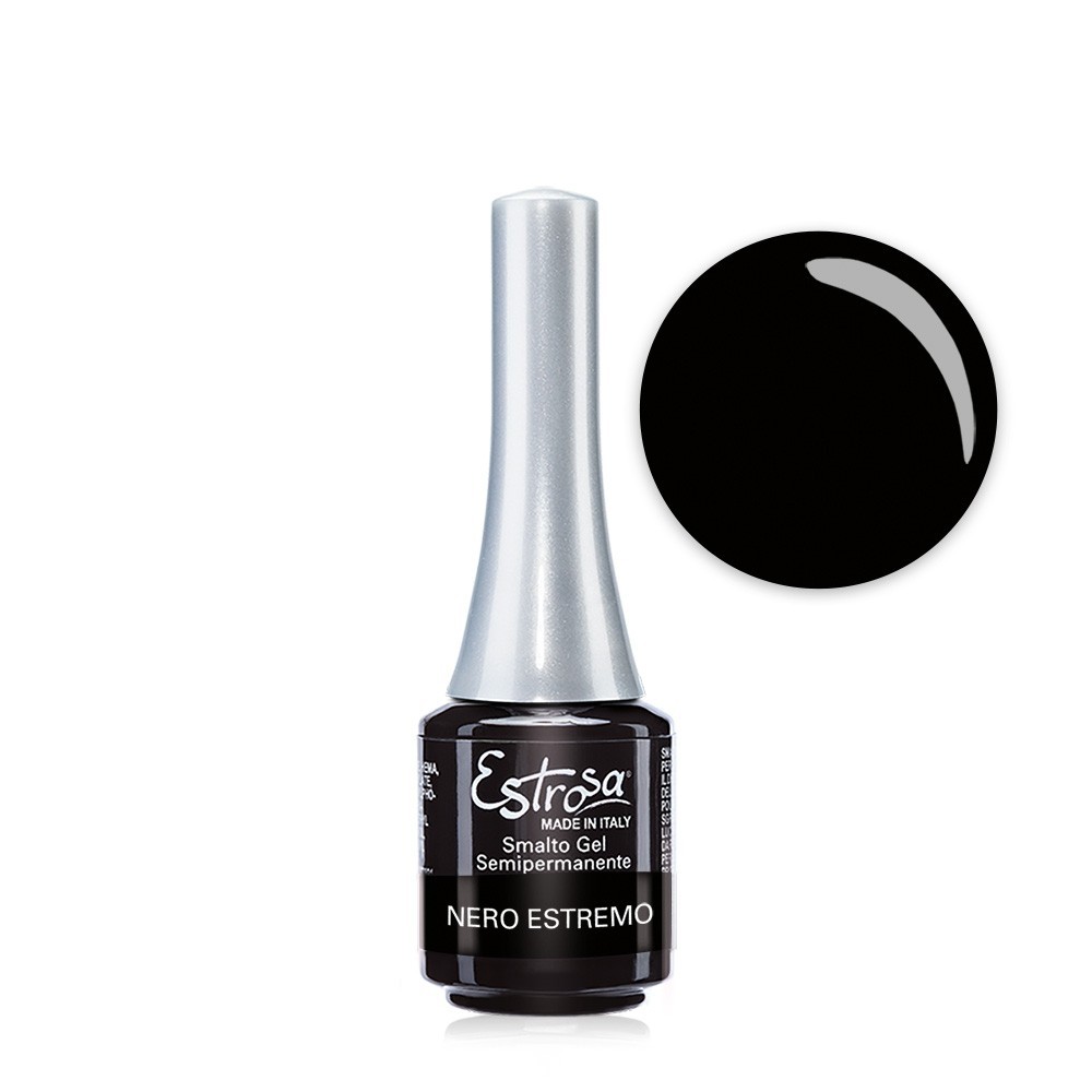 COLORI SMALTO GEL SEMIPERMANENTE 7ML - ESTROSA - NERO ESTREMO 7471/7032