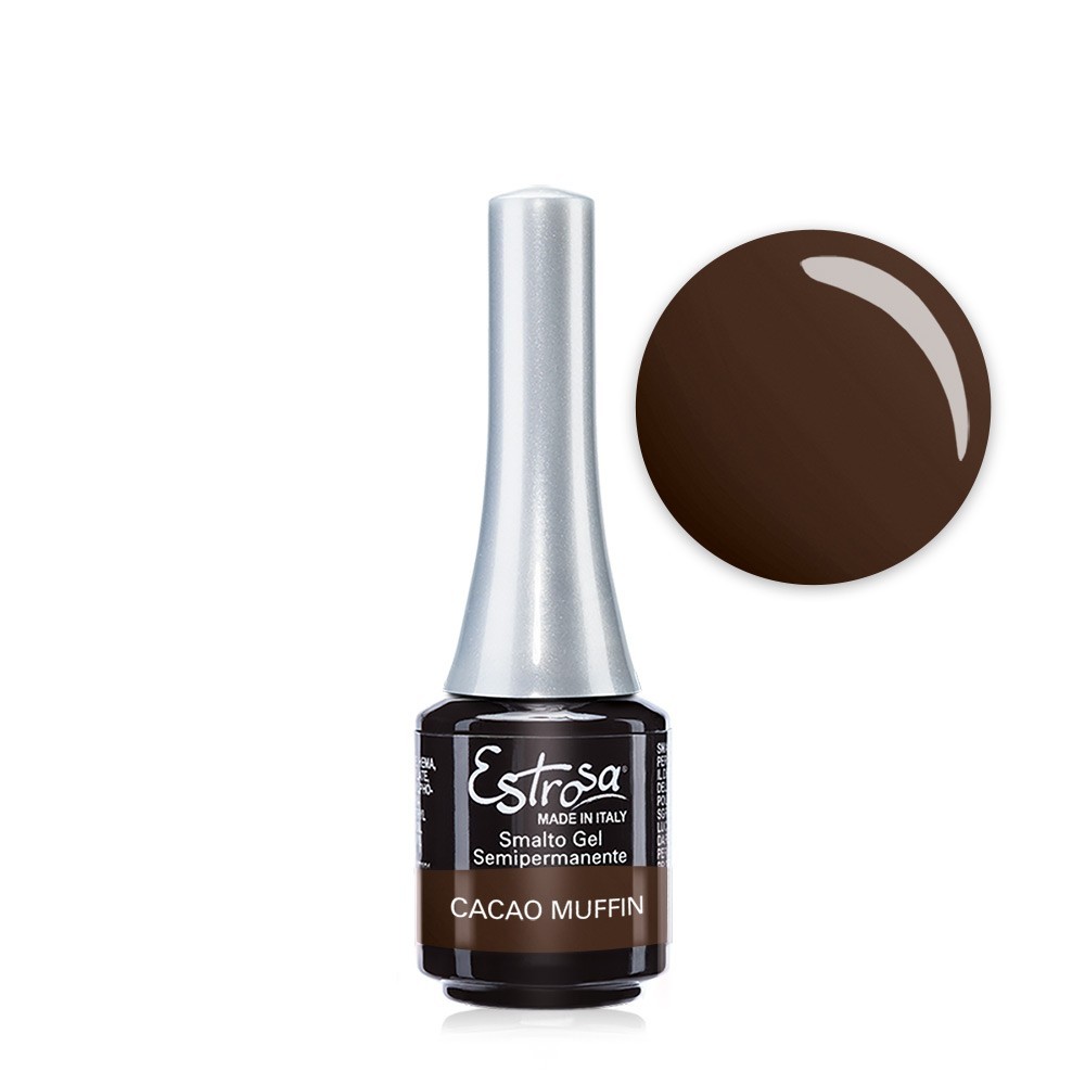 COLORI SMALTO GEL SEMIPERMANENTE 7ML - ESTROSA - CACAO MUFFIN 7485/7107