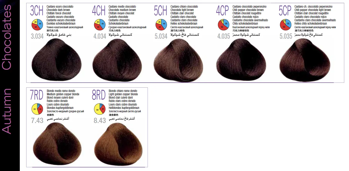 GLAZETTECOLOR 3D COLOR COMPLEX - GLAZETTE - 3CH castano scuro cioccolato