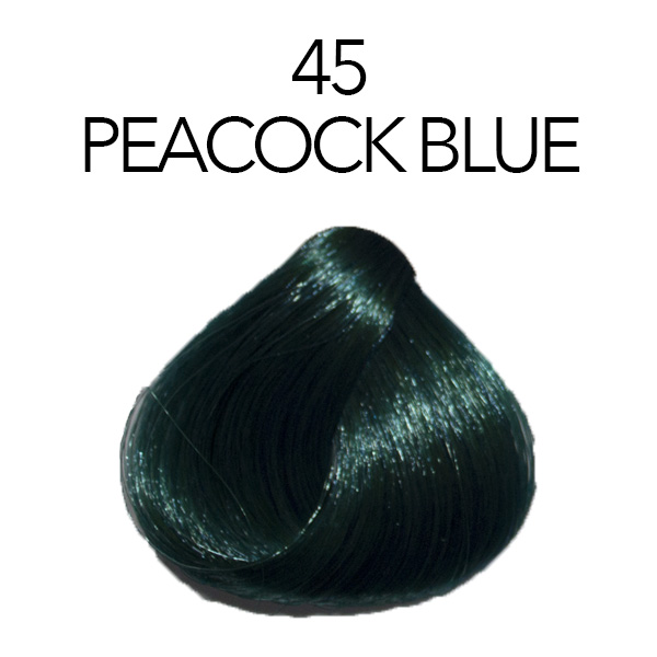 CRAZY COLOR - CREMA COLORANTE per capelli - 45 Peacock Blue