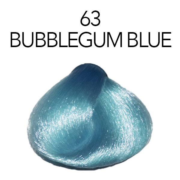 CRAZY COLOR - CREMA COLORANTE per capelli - 63 BUBBLEGUM BLUE