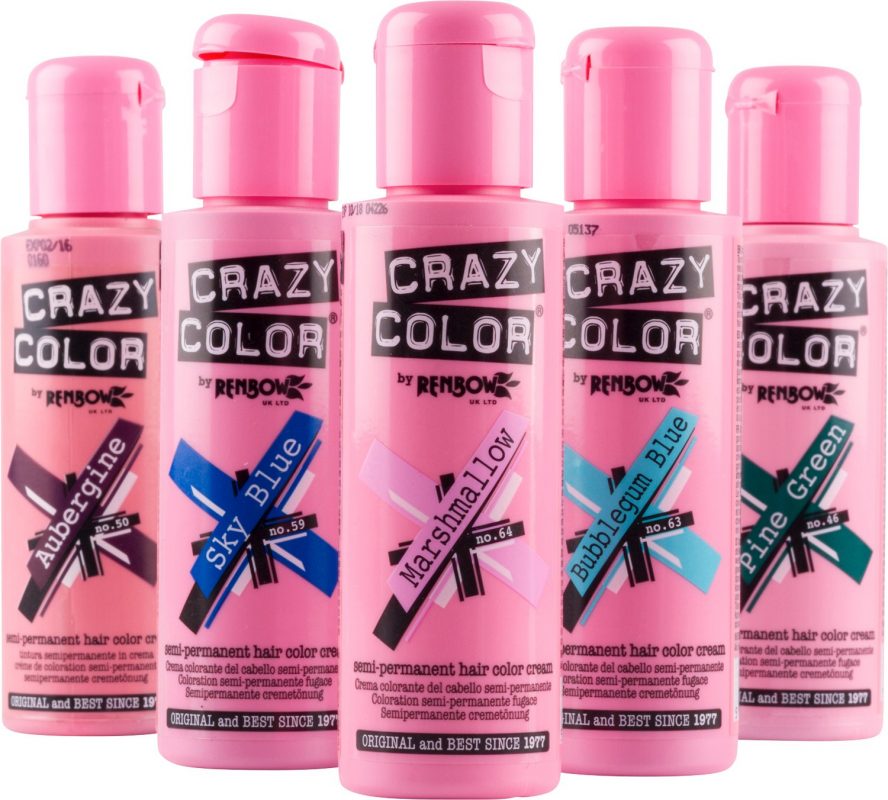 CRAZY COLOR - CREMA COLORANTE per capelli - 77 CAUTION (NEON)