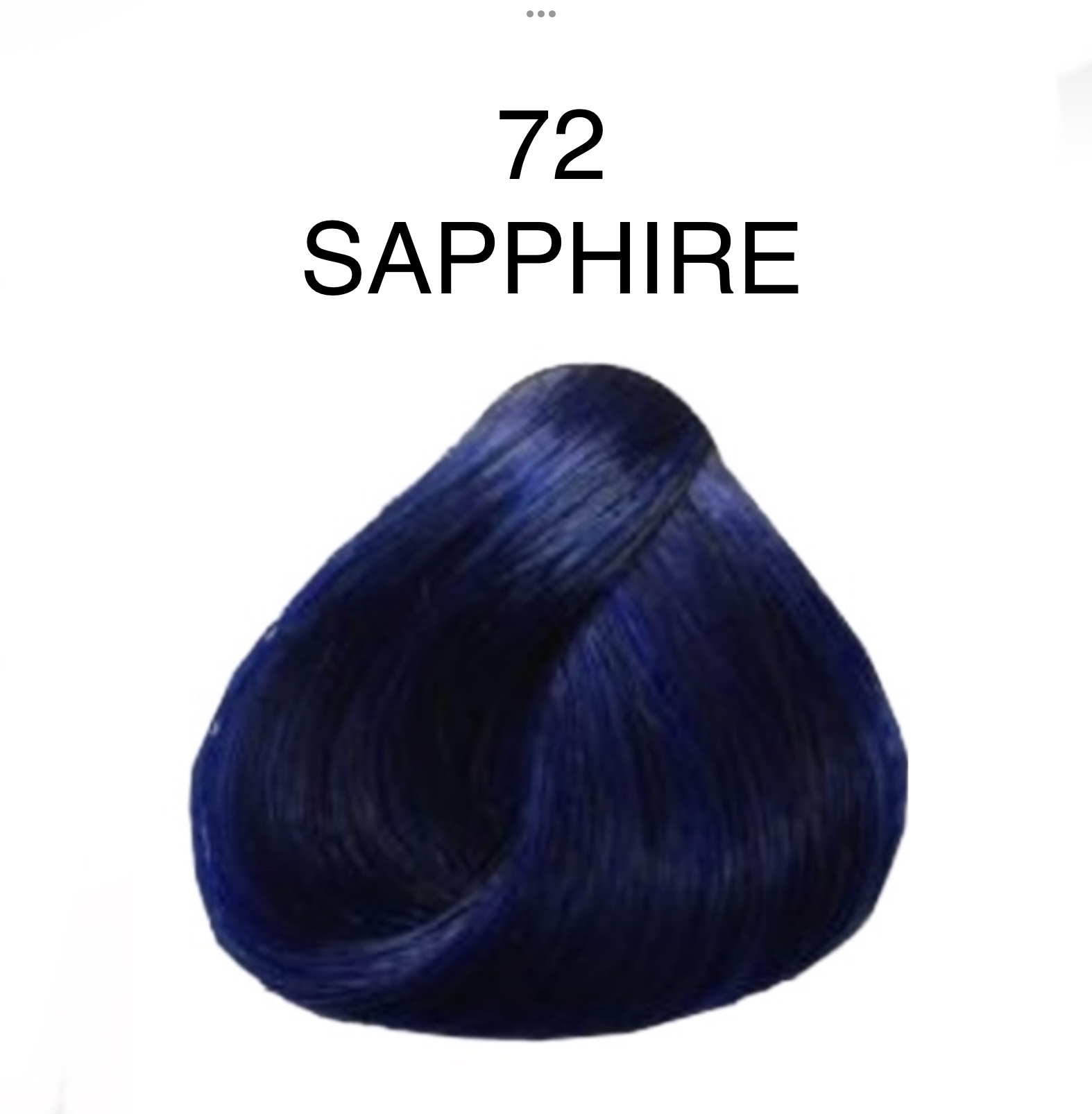 CRAZY COLOR - CREMA COLORANTE per capelli - 72 SAPPHIRE
