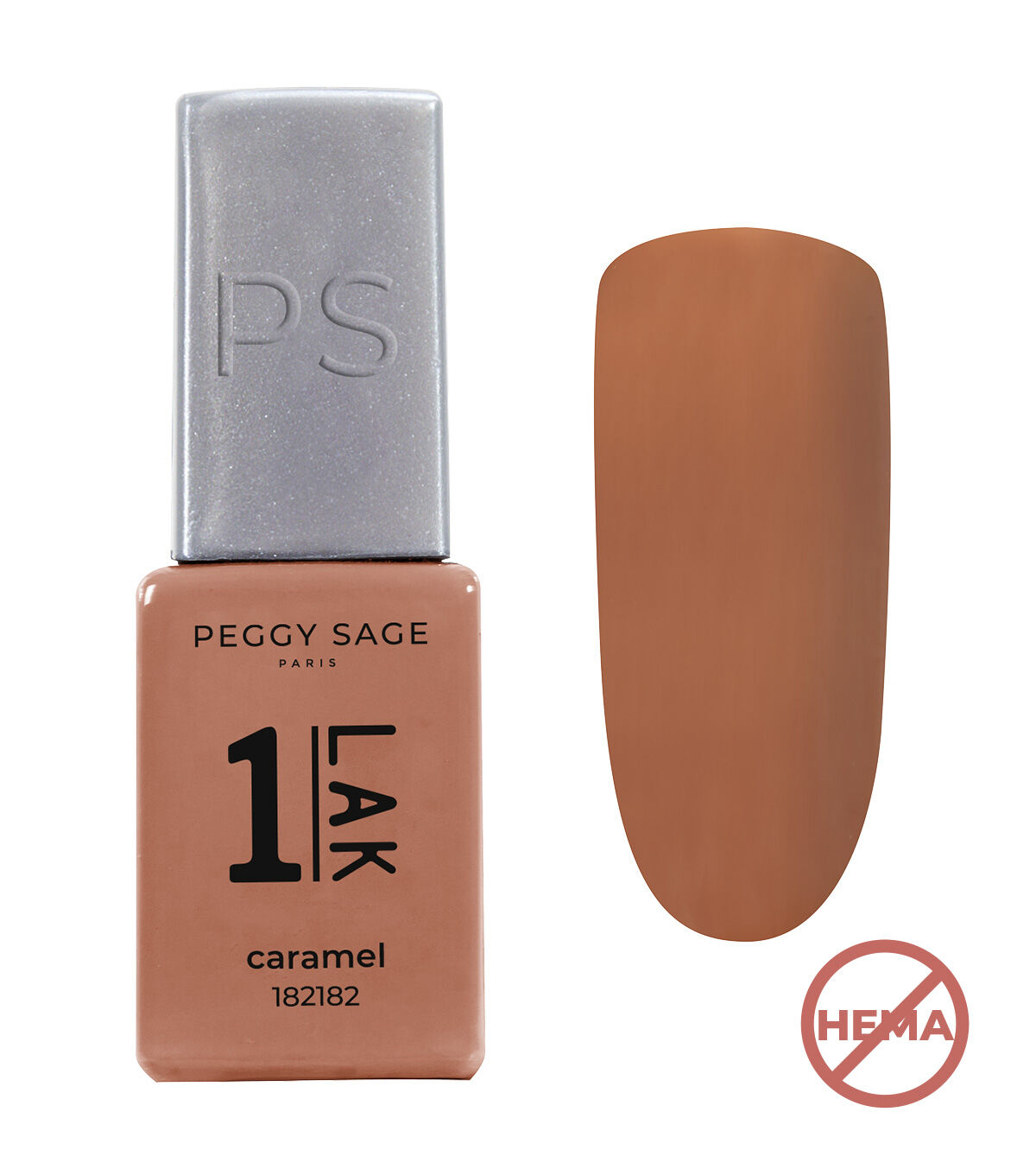 1-LAK SMALTO SEMIPERMANENTE 3IN1 - PEGGY SAGE - 182182 CARAMEL