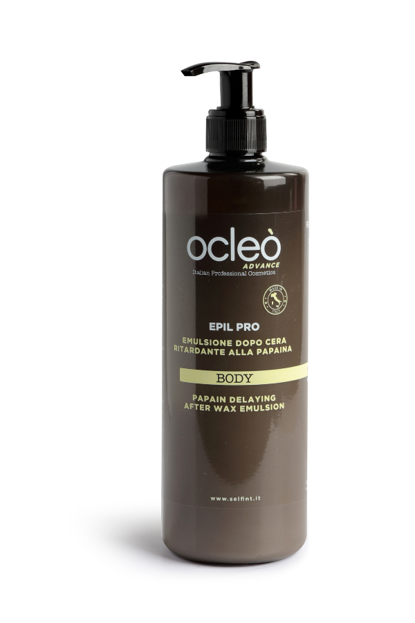 EPIL PRO EMULSIONE DOPOCERA RITARDANTE ALLA PAPAINA 500ML - OCLEO'