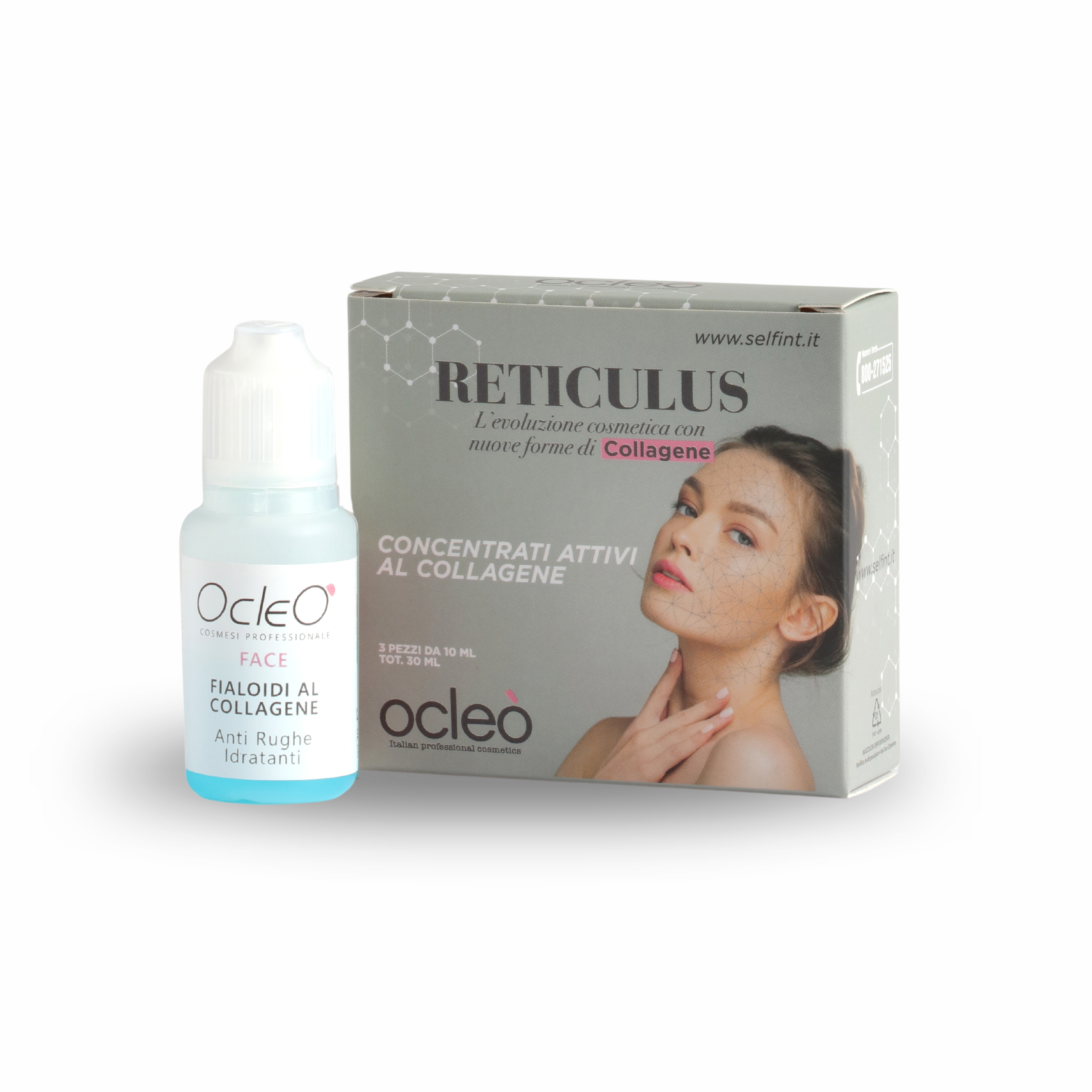 RETICULUS CONCENTRATI ATTIVI AL COLLAGENE 10ML 3PZ - OCLEO'