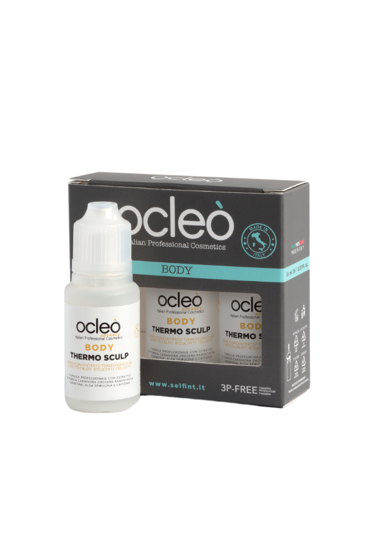THERMO SCULP SIERO CONCENTRATO ATTIVO TERMOGENICO EFFETTO CALDO RIDUCENTE CELLULITE 3PZ - OCLEO'