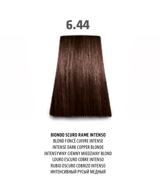 NABE' PROFESSIONAL HAIR COLOR - TOGETHAIR - 6.44 BIONDO SCURO RAME INTENSO