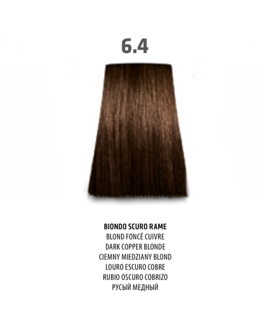 NABE' PROFESSIONAL HAIR COLOR - TOGETHAIR - 6.4 BIONDO SCURO RAME