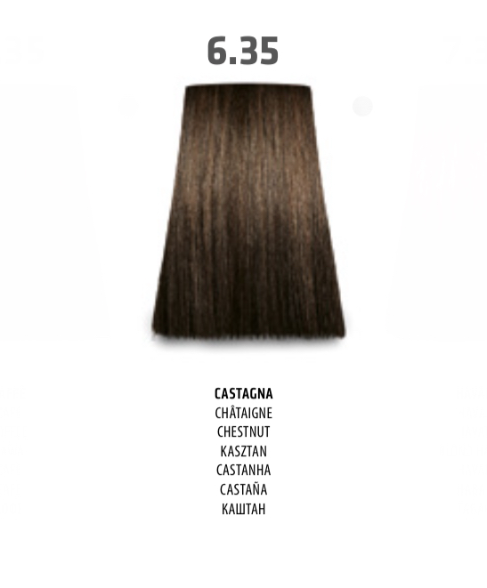 NABE' PROFESSIONAL HAIR COLOR - TOGETHAIR - 6.35 CASTAGNA