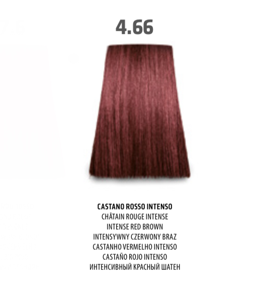 NABE' PROFESSIONAL HAIR COLOR - TOGETHAIR - 4.66 CASTANO ROSSO INTENSO