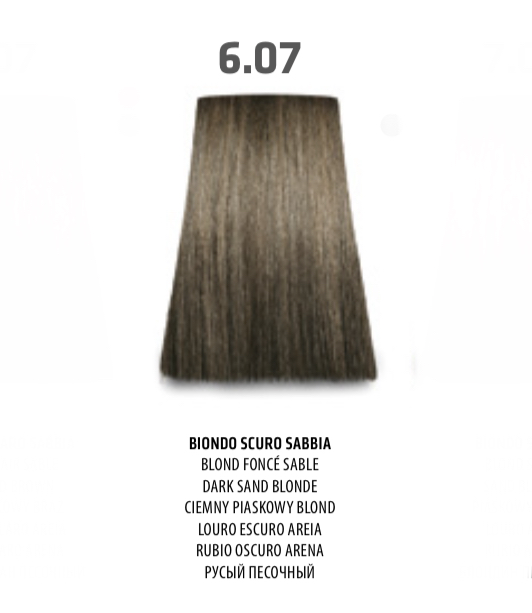 NABE' PROFESSIONAL HAIR COLOR - TOGETHAIR - 6.07 BIONDO SCURO SABBIA
