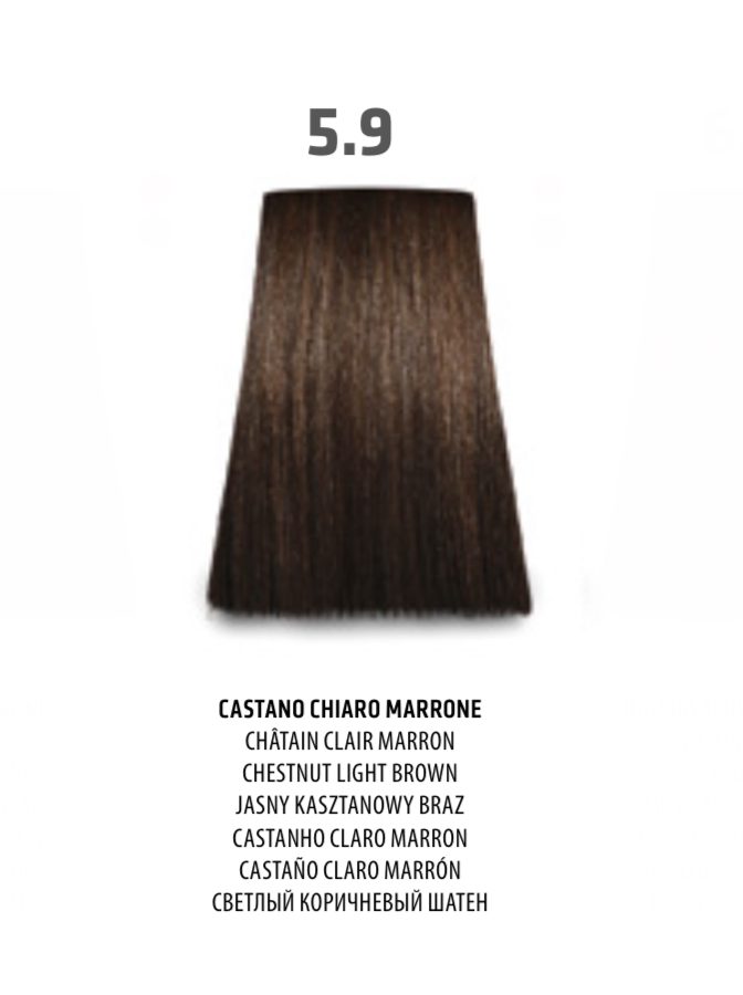 NABE' PROFESSIONAL HAIR COLOR - TOGETHAIR - 5.9 CASTANO CHIARO MARRONE