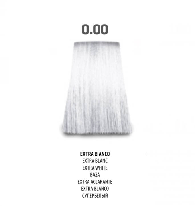 NABE' PROFESSIONAL HAIR COLOR - TOGETHAIR - 0.00 EXTRA BIANCO